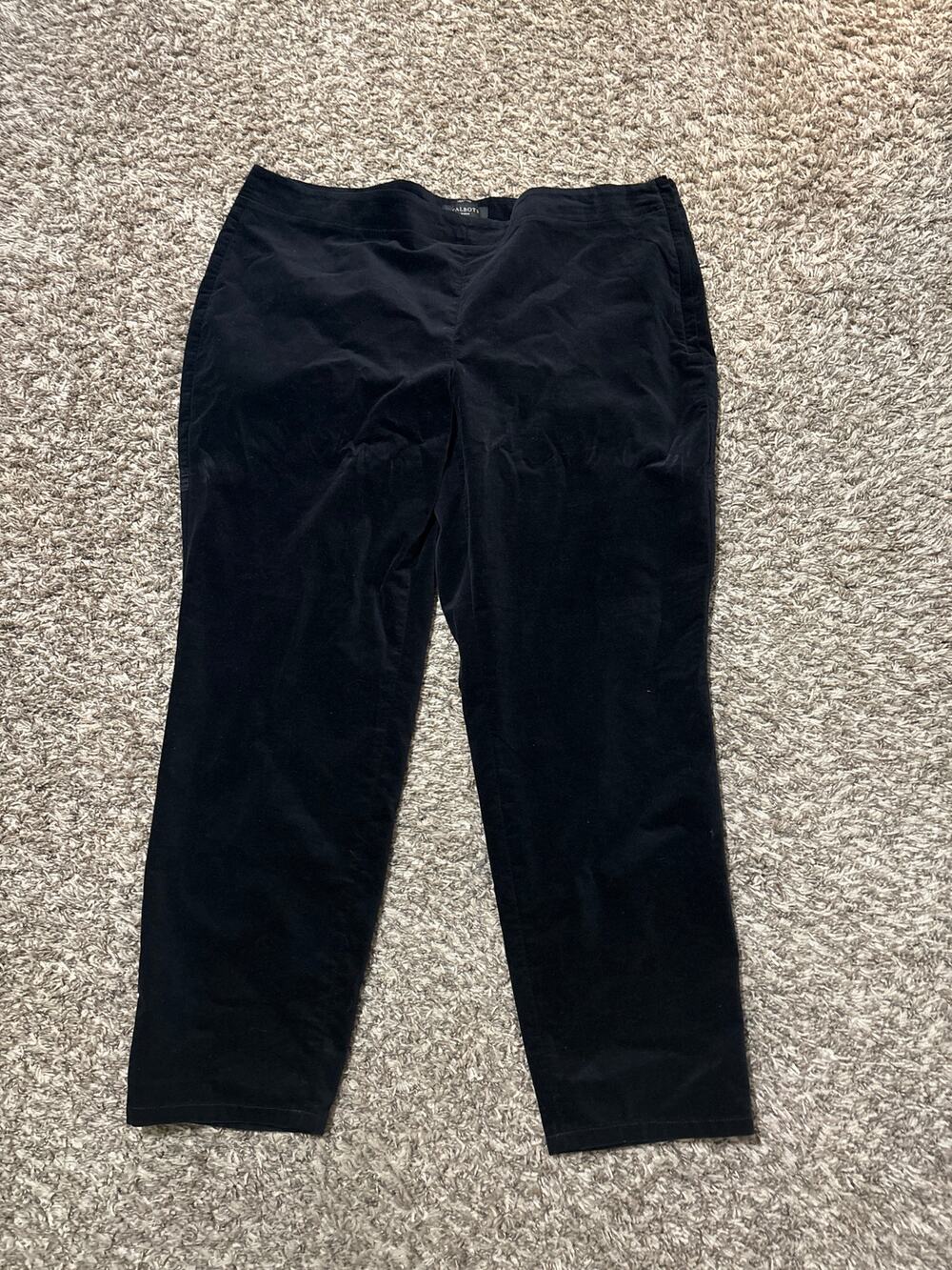 Talbots Velvet Heritage Pants 22W - Picture 1 of 3